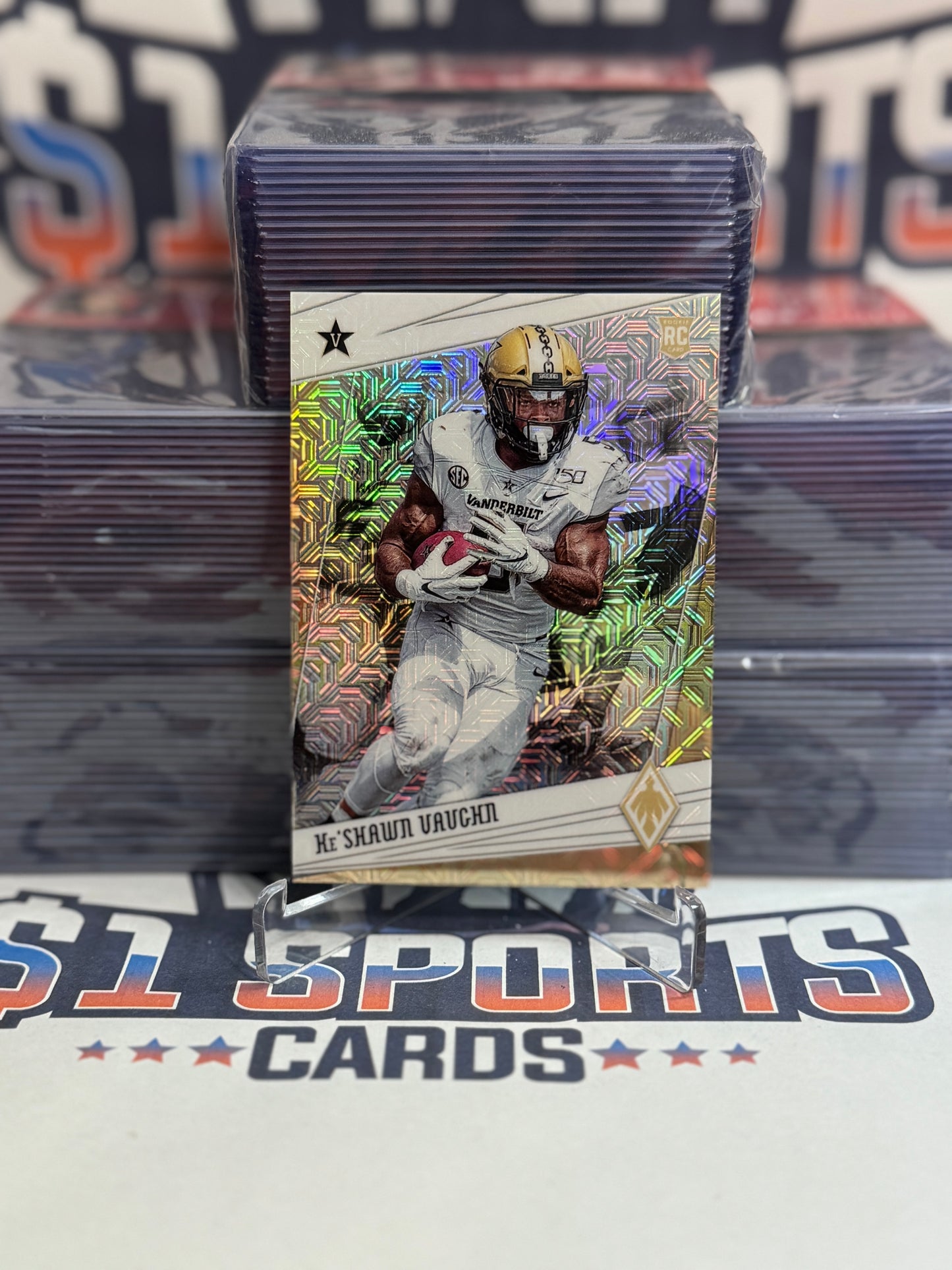 2020 Panini Chronicles Draft Picks (Mojo Prizm 14/25) Ke'Shawn Vaughn Rookie #17