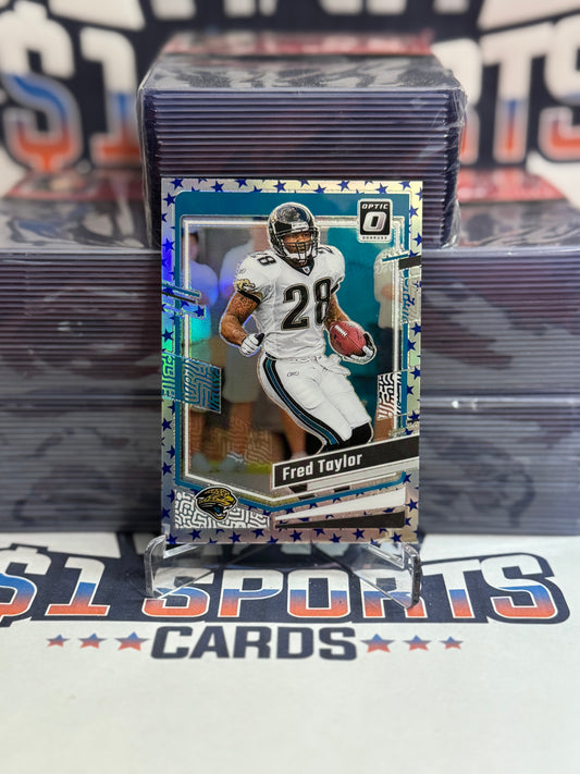 2023 Donruss Optic (Blue Stars Prizm SP) Fred Taylor #82