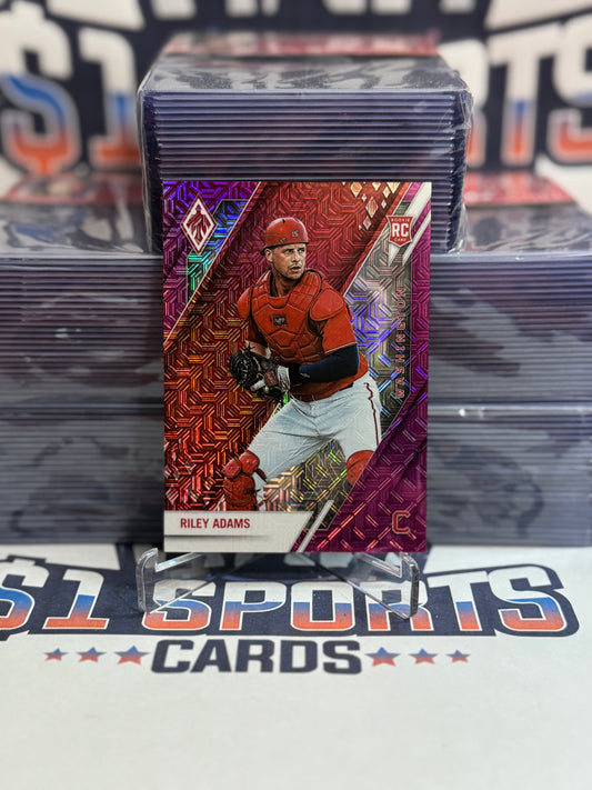 2022 Panini Chronicles (Pink Prizm, Phoenix 89/99) Riley Adams Rookie #14