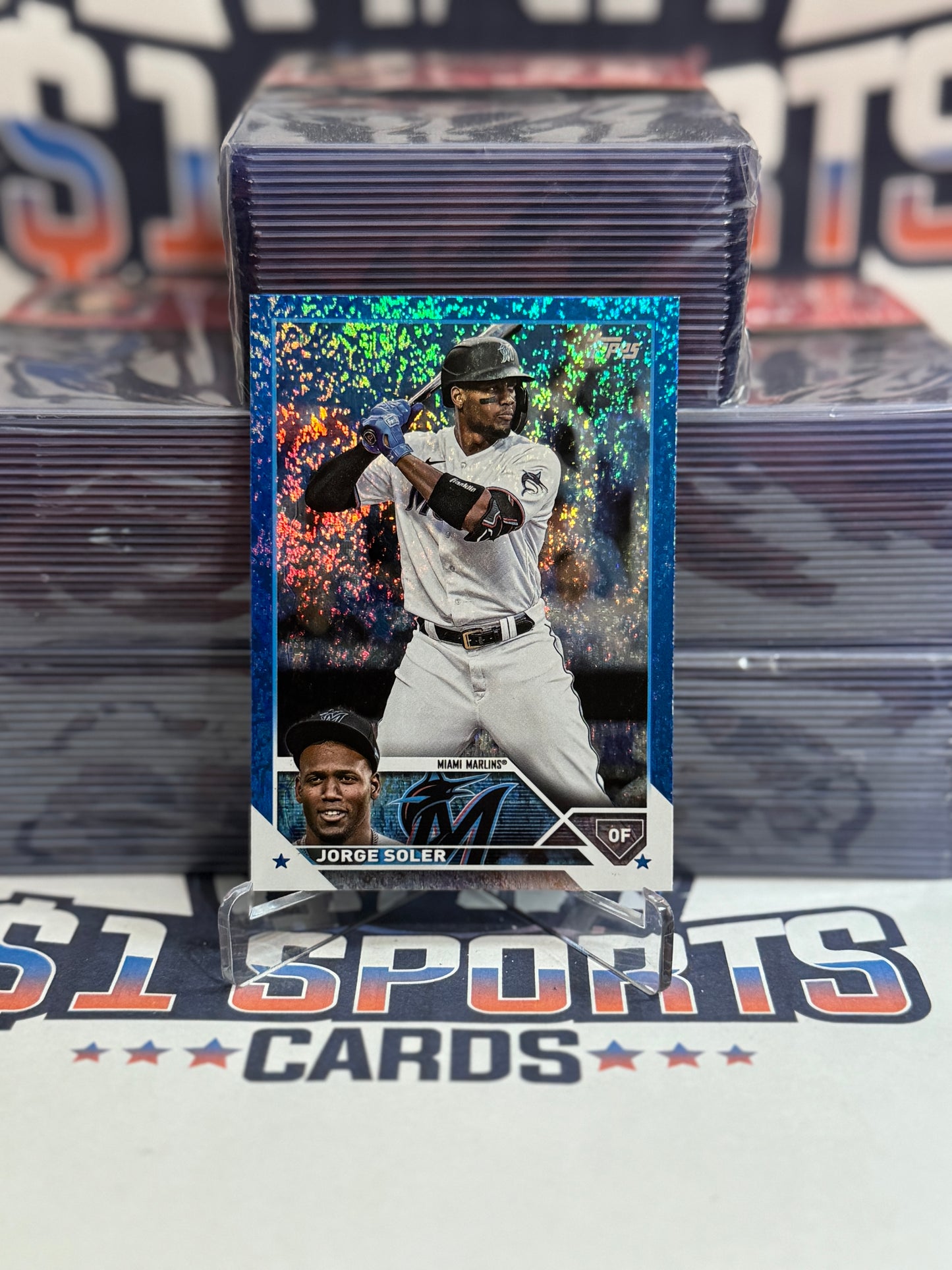 2023 Topps (Blue 127/999) Jorge Soler #477