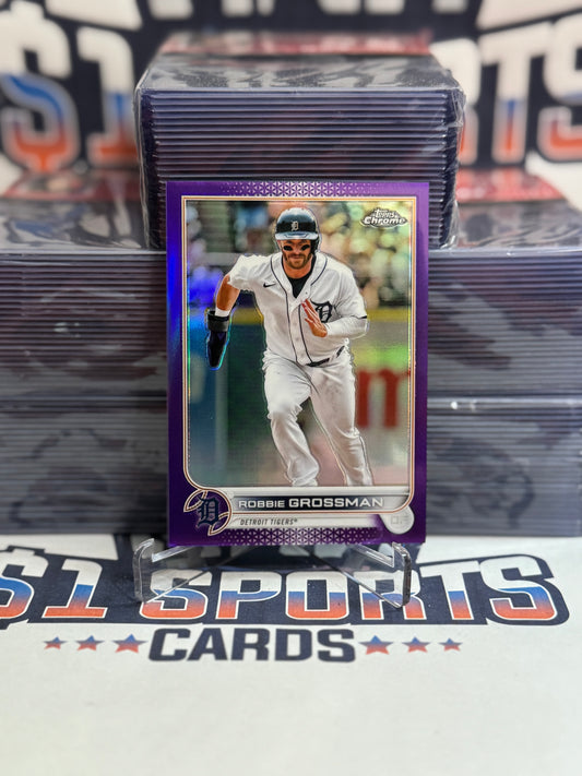 2022 Topps Chrome (Purple Refractor 123/250) Robbie Grossman #169
