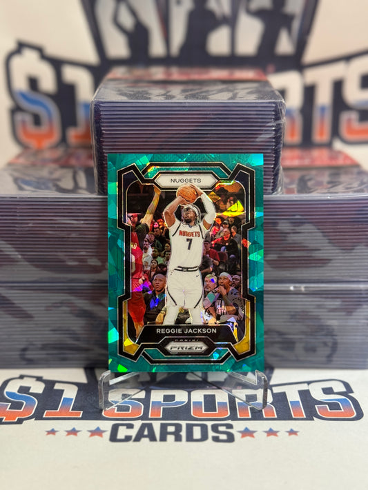 2023 Panini Prizm (Teal Ice Prizm 205/225) Reggie Jackson #235