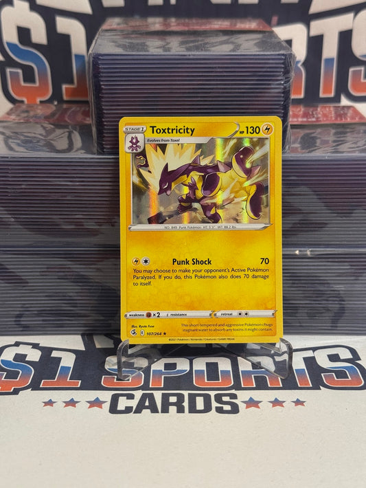 Pokemon TCG: Fusion Strike - Toxtricity (Holo, Rare) #107