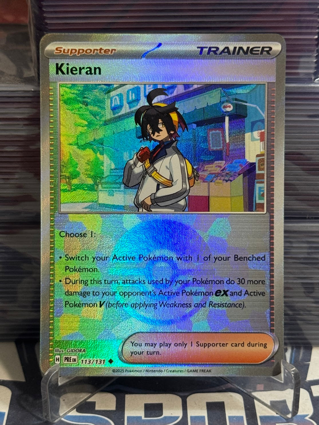 Pokemon TCG: Prismatic Evolutions - Kieran (Poke Ball, Uncommon) #113