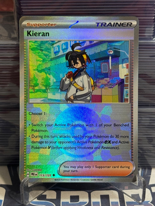 Pokemon TCG: Prismatic Evolutions - Kieran (Poke Ball, Uncommon) #113