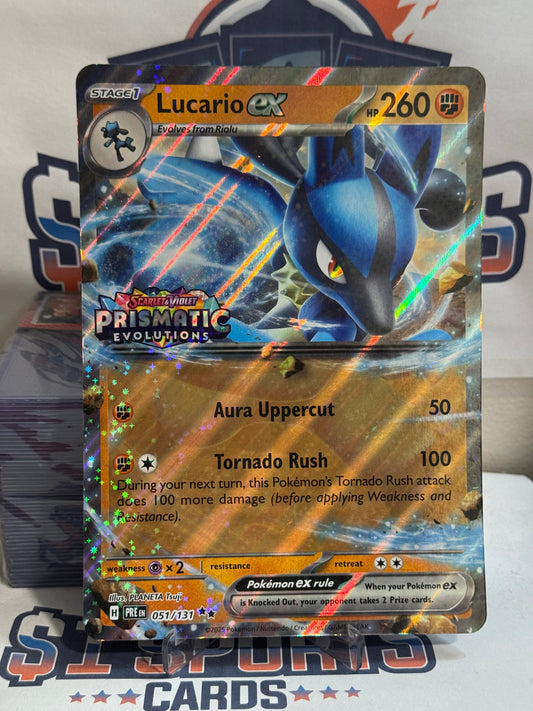 Pokemon TCG: Lucario EX (Oversized, PE Stamped, Double Rare) #51