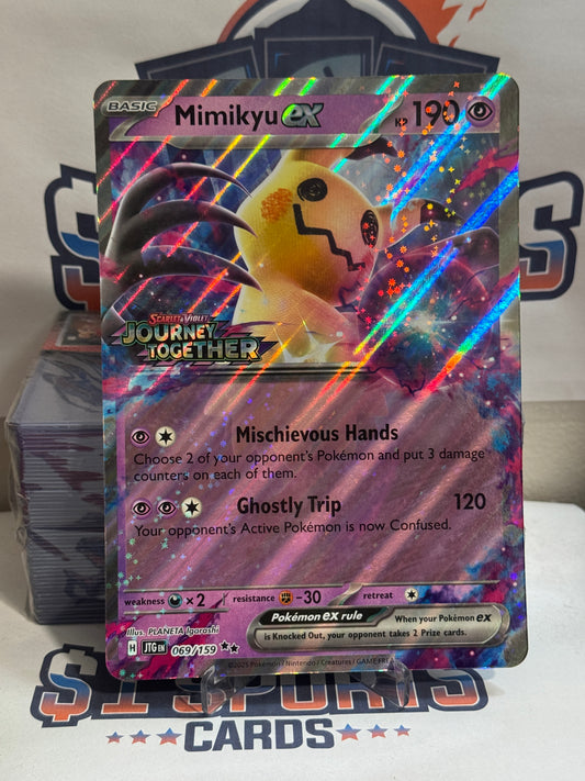 Pokemon TCG: Mimikyu EX (Oversized, JT Stamped, Double Rare) #69