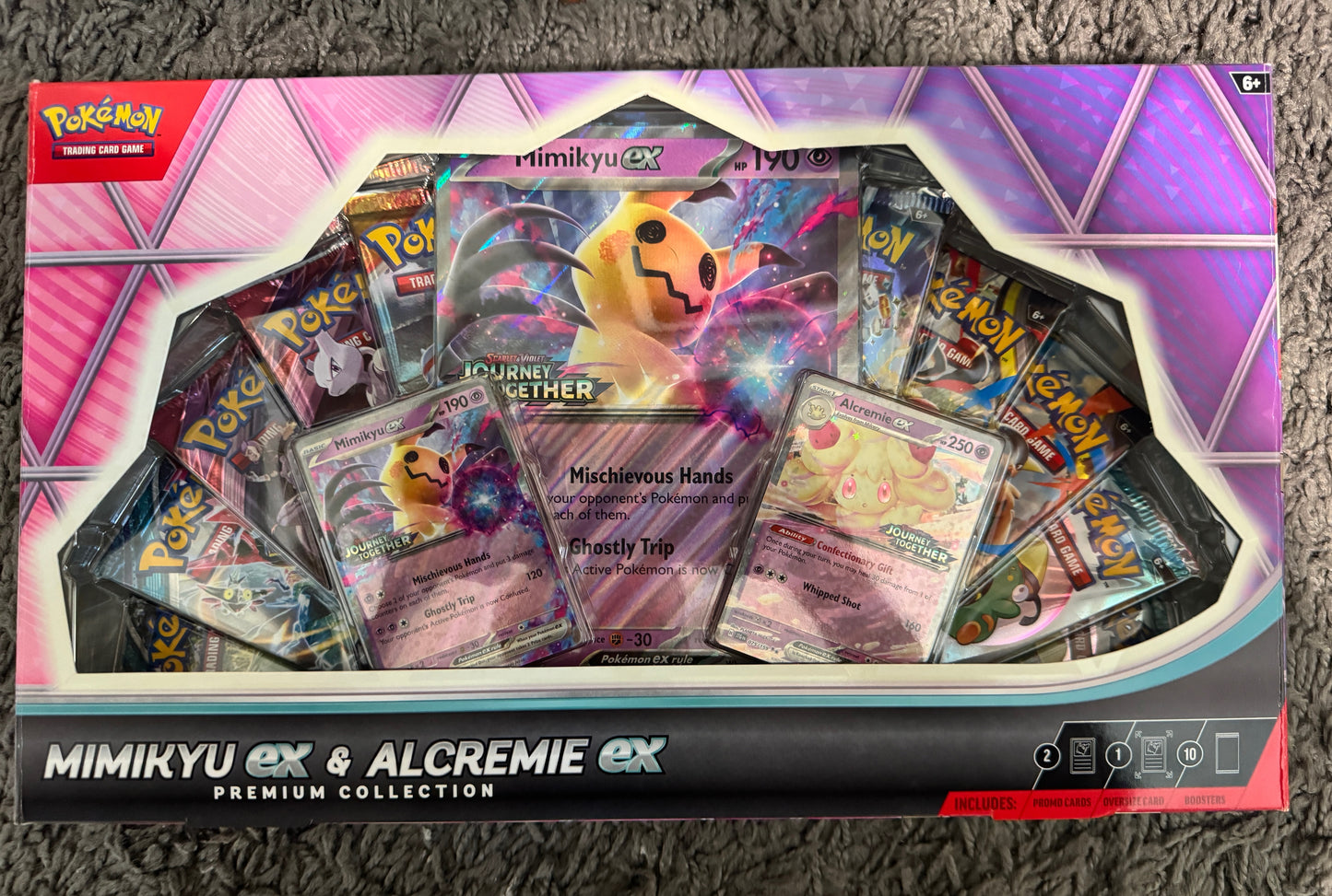 Pokemon TCG: Sealed Mimikyu EX & Alcremie EX Premium Collection Box