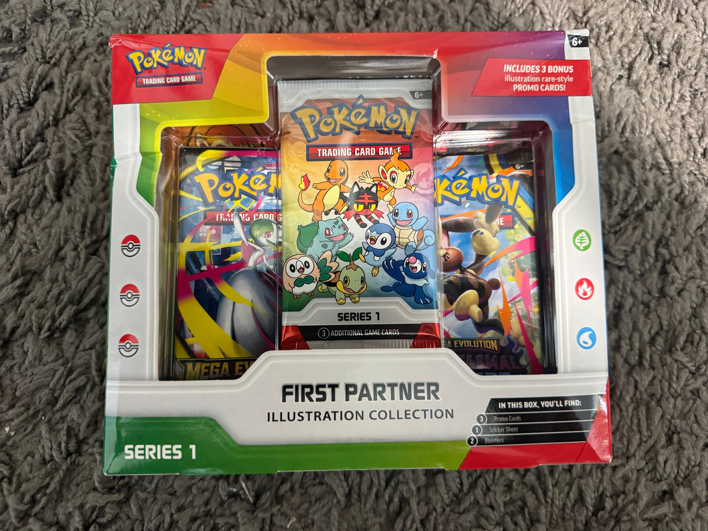 Pokemon TCG: Sealed First Partner Illustration Collection Box