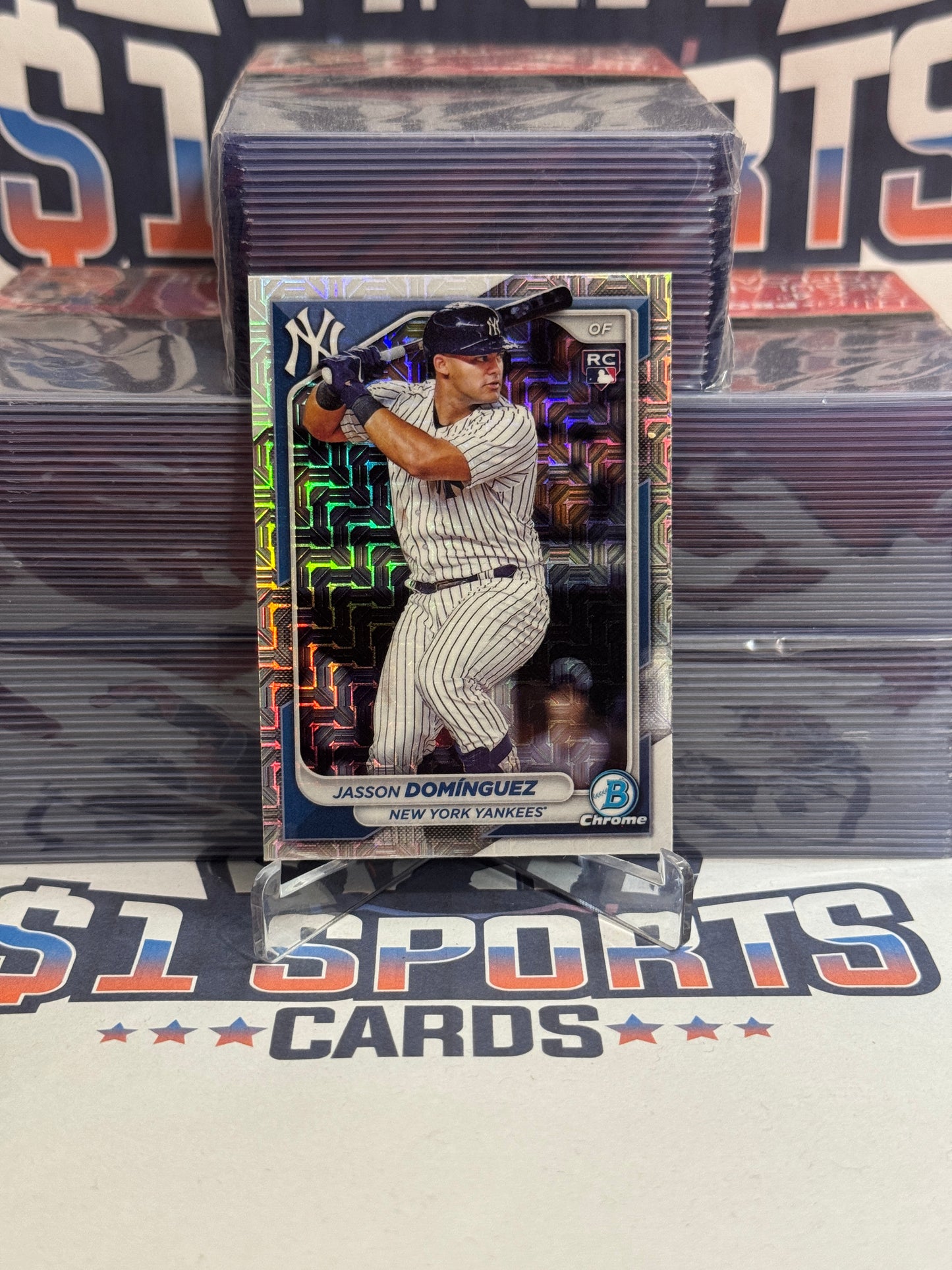 2024 Bowman Chrome (Mega Refractor) Jasson Dominguez Rookie #17