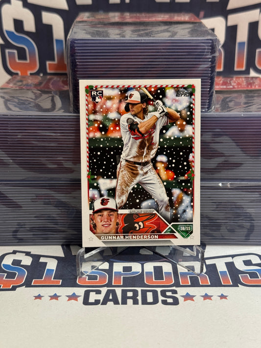 2023 Topps Holiday Gunnar Henderson Rookie #H4