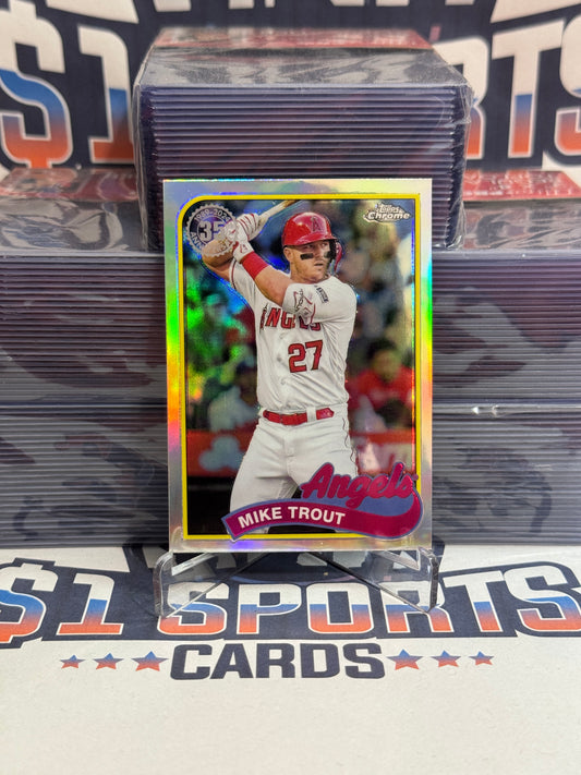 2024 Topps Chrome (1989 Redux) Mike Trout #89BC-1