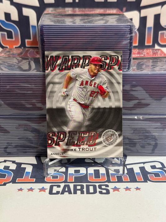2019 Topps Stadium Club (Warp Speed) Mike Trout #WS-9