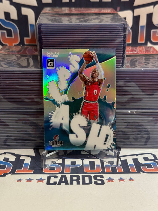 2021 Donruss Optic (Holo Prizm, Splash!) Damian Lillard #5