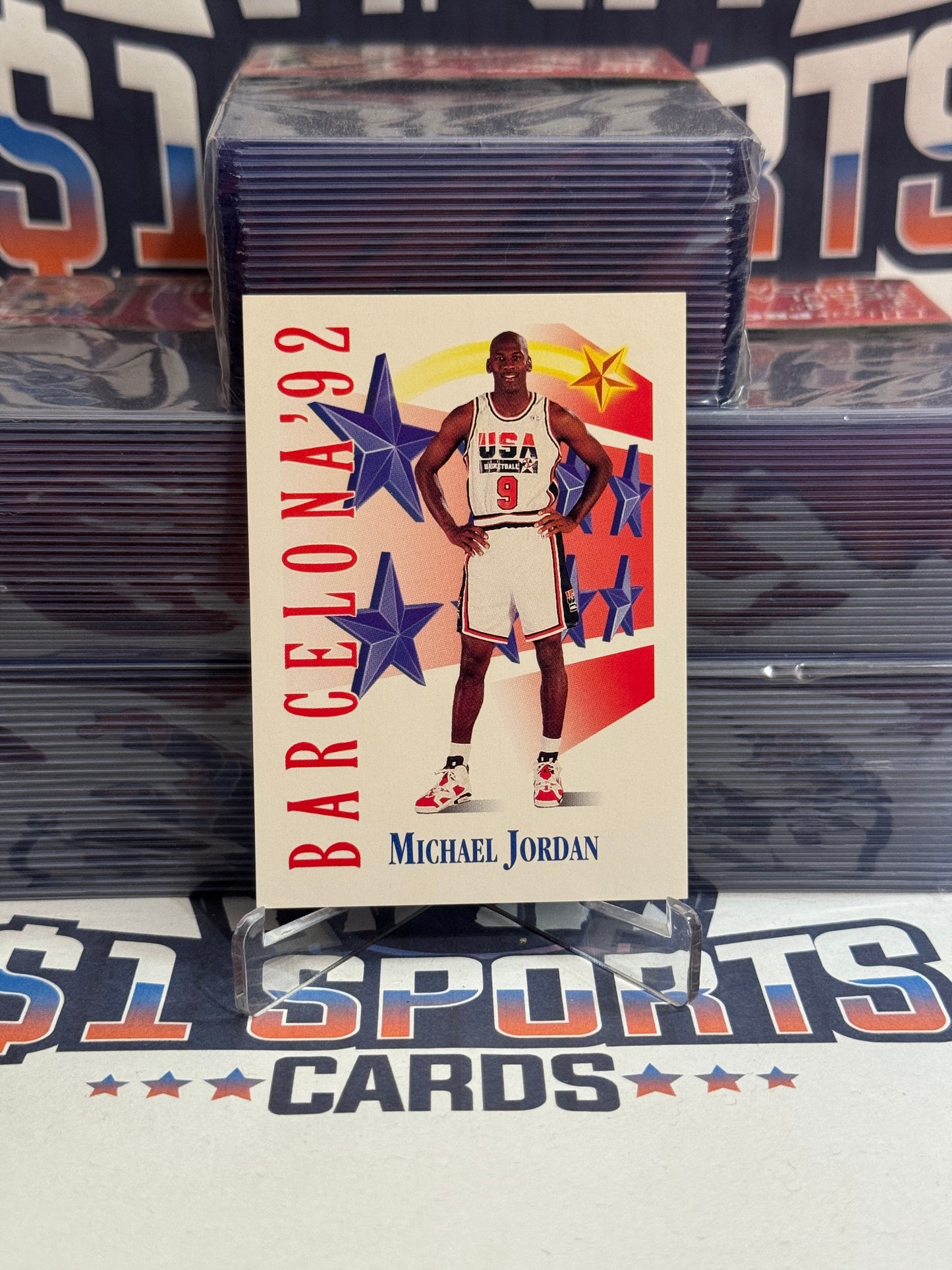 1992 Skybox (USAB Barcelona) Michael Jordan #534