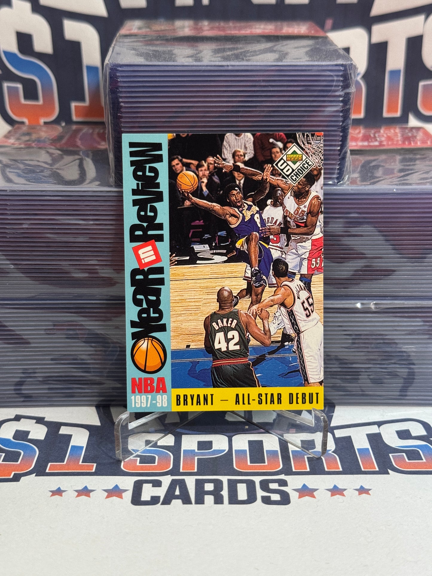 1998 Upper Deck Collector's Choice (Year in Review) Michael Jordan & Kobe Bryant #186