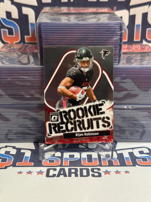 2023 Donruss Optic (Rookie Recruits) Bijan Robinson #2