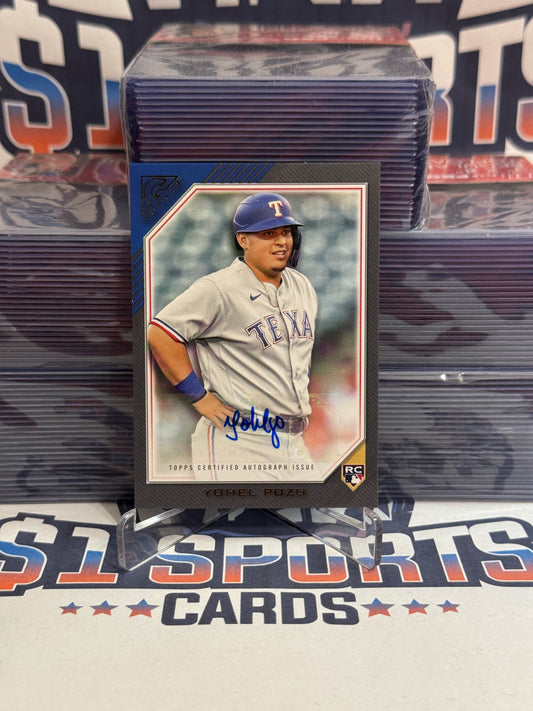 2022 Topps Gallery (Rookie Auto) Yohel Pozo #RA-YP