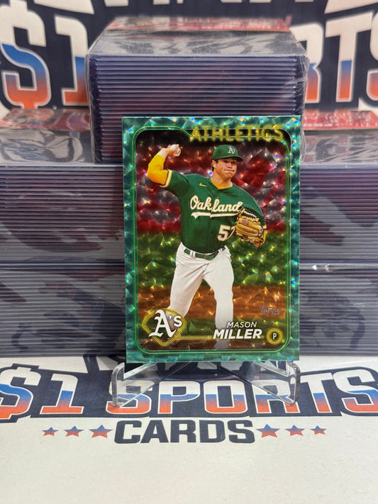 2024 Topps (Green Foil 50/399) Mason Miller #427