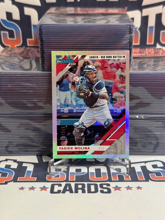 2019 Donruss (Silver 274/500) Yadier Molina #81