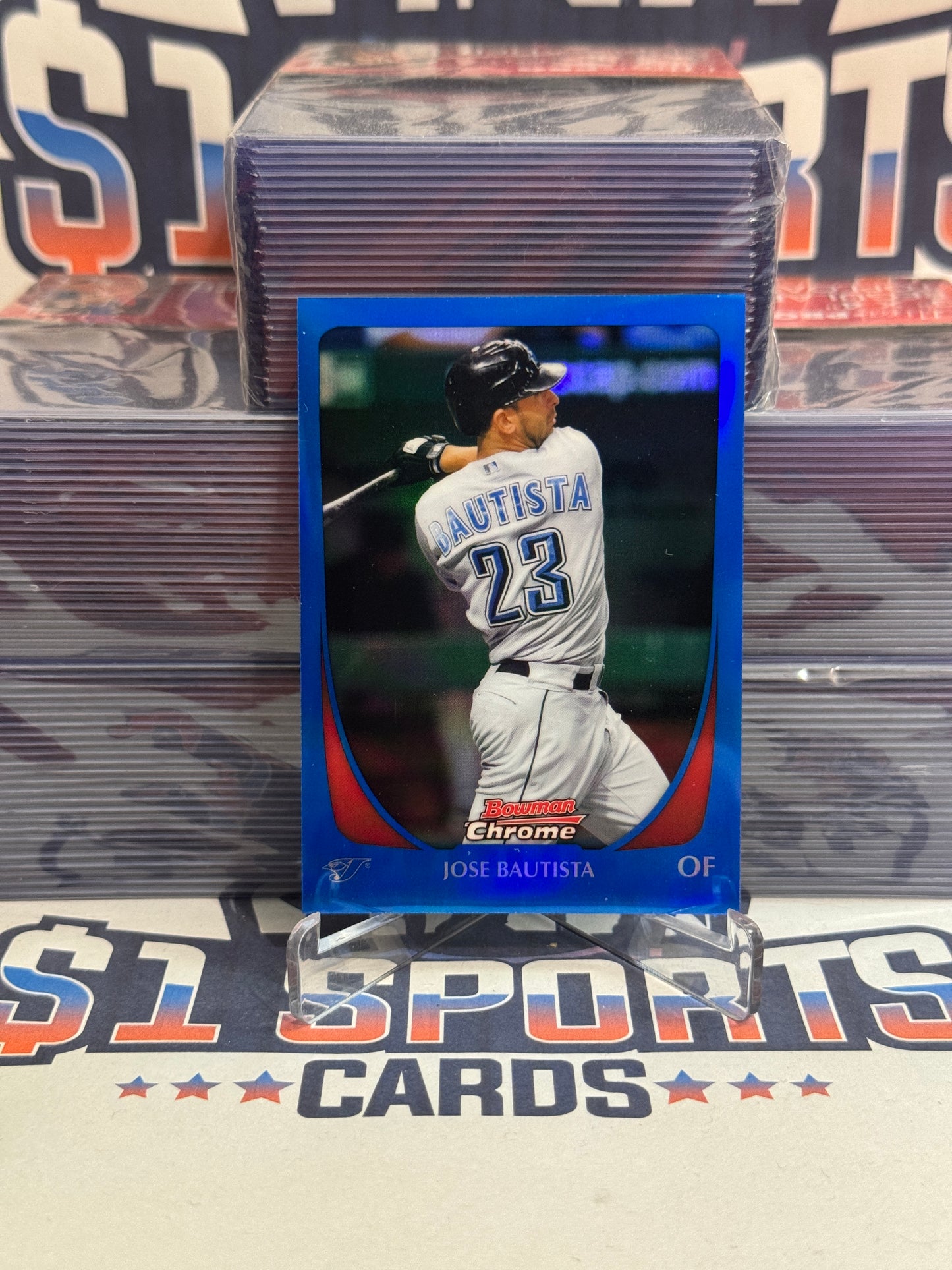 2011 Bowman Chrome (Blue Refractor 129/150) Jose Bautista #122