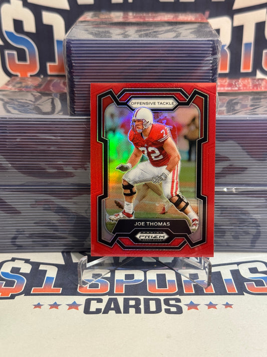 2024 Panini Prizm Draft Picks (Red Prizm 276/299) Joe Thomas #28
