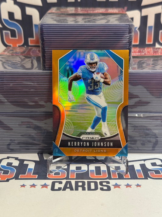2019 Panini Prizm (Orange Prizm 132/249) Kerryon Johnson #112