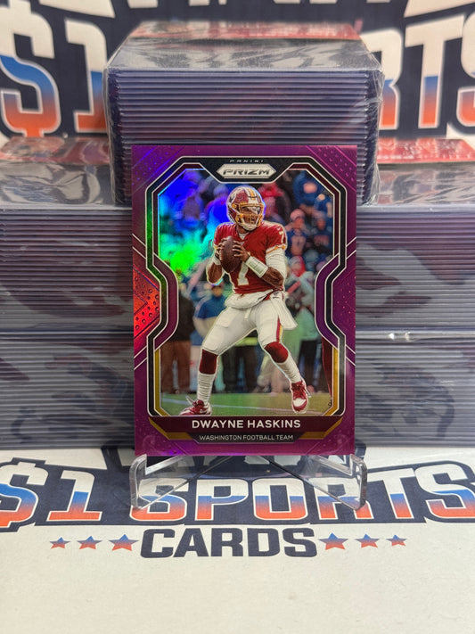 2020 Panini Prizm (Purple Prizm 101/125) Dwayne Haskins #177