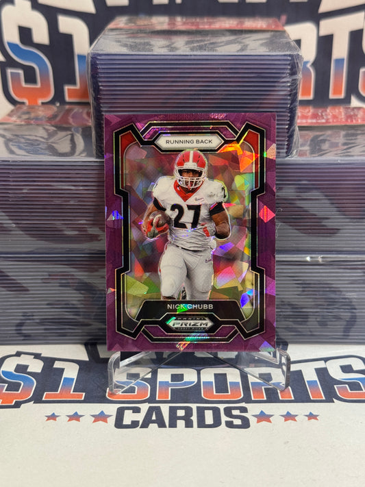 2024 Panini Prizm Draft Picks (Purple Ice Prizm 95/149) Nick Chubb #29