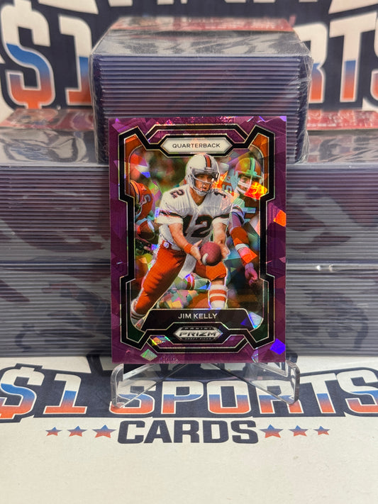 2024 Panini Prizm Draft Picks (Purple Ice Prizm 22/149) Jim Kelly #9