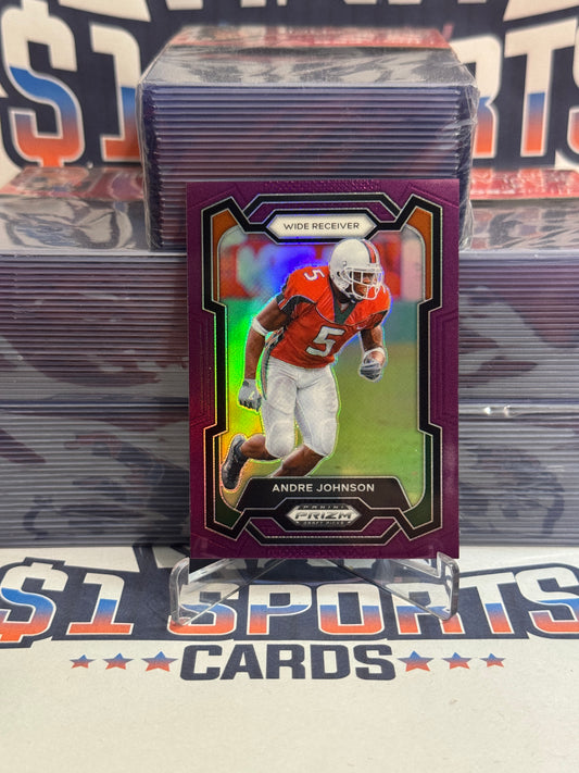 2024 Panini Prizm Draft Picks (Purple Prizm 49/75) Andre Johnson #52