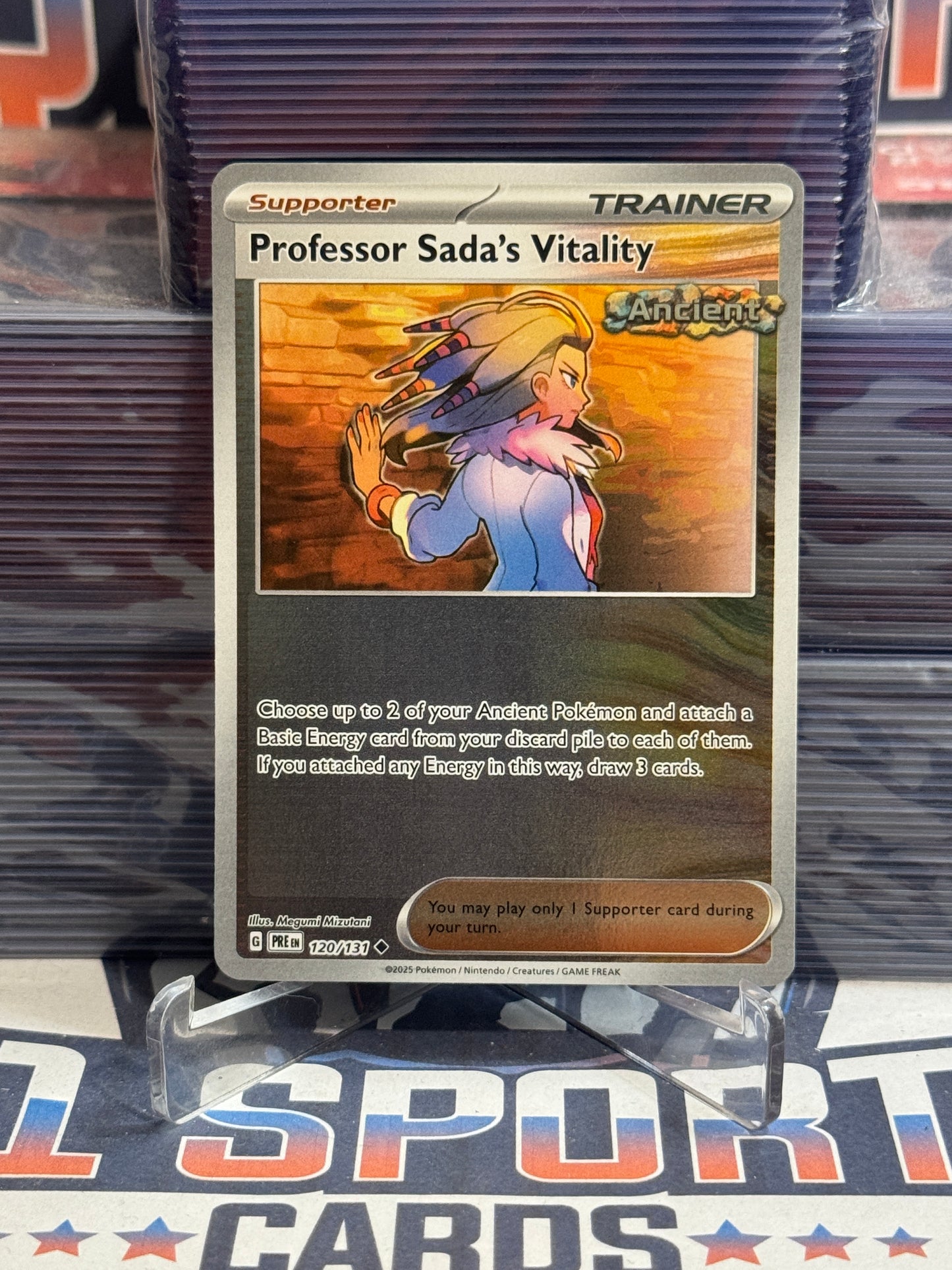 Pokemon TCG: Prismatic Evolutions - Professor Sada's Vitality (Reverse Holo, Uncommon) #120