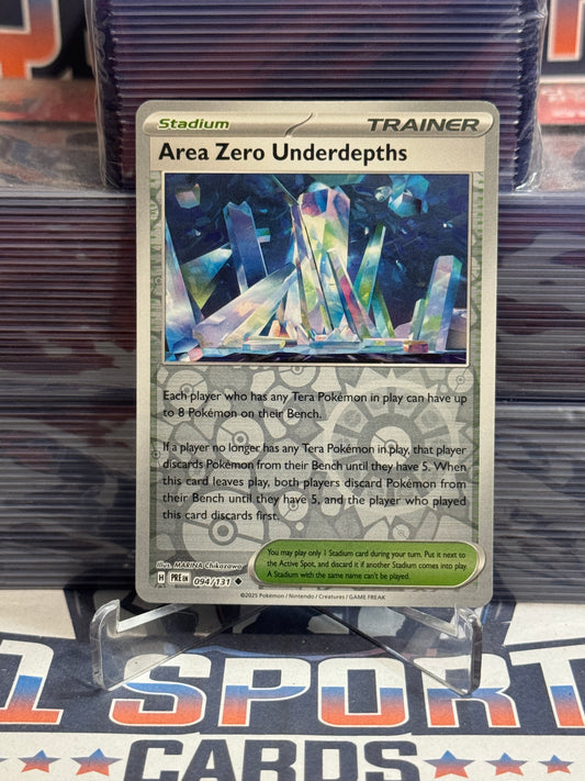 Pokemon TCG: Prismatic Evolutions - Area Zero Underdepths (Reverse Holo, Uncommon) #94