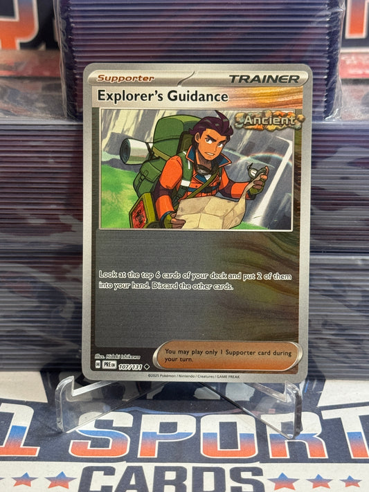 Pokemon TCG: Prismatic Evolutions - Explorer's Guidance (Reverse Holo, Uncommon) #107