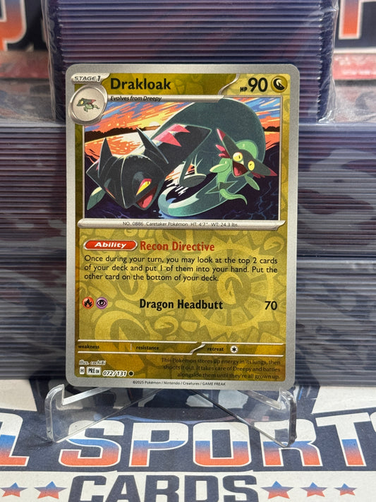 Pokemon TCG: Prismatic Evolutions - Drakloak (Reverse Holo, Common) #72