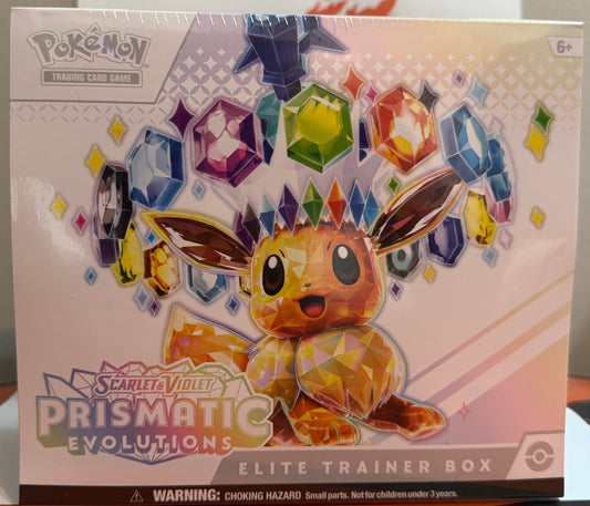 Pokemon TCG: Sealed Prismatic Evolutions Elite Trainer Box (ETB)