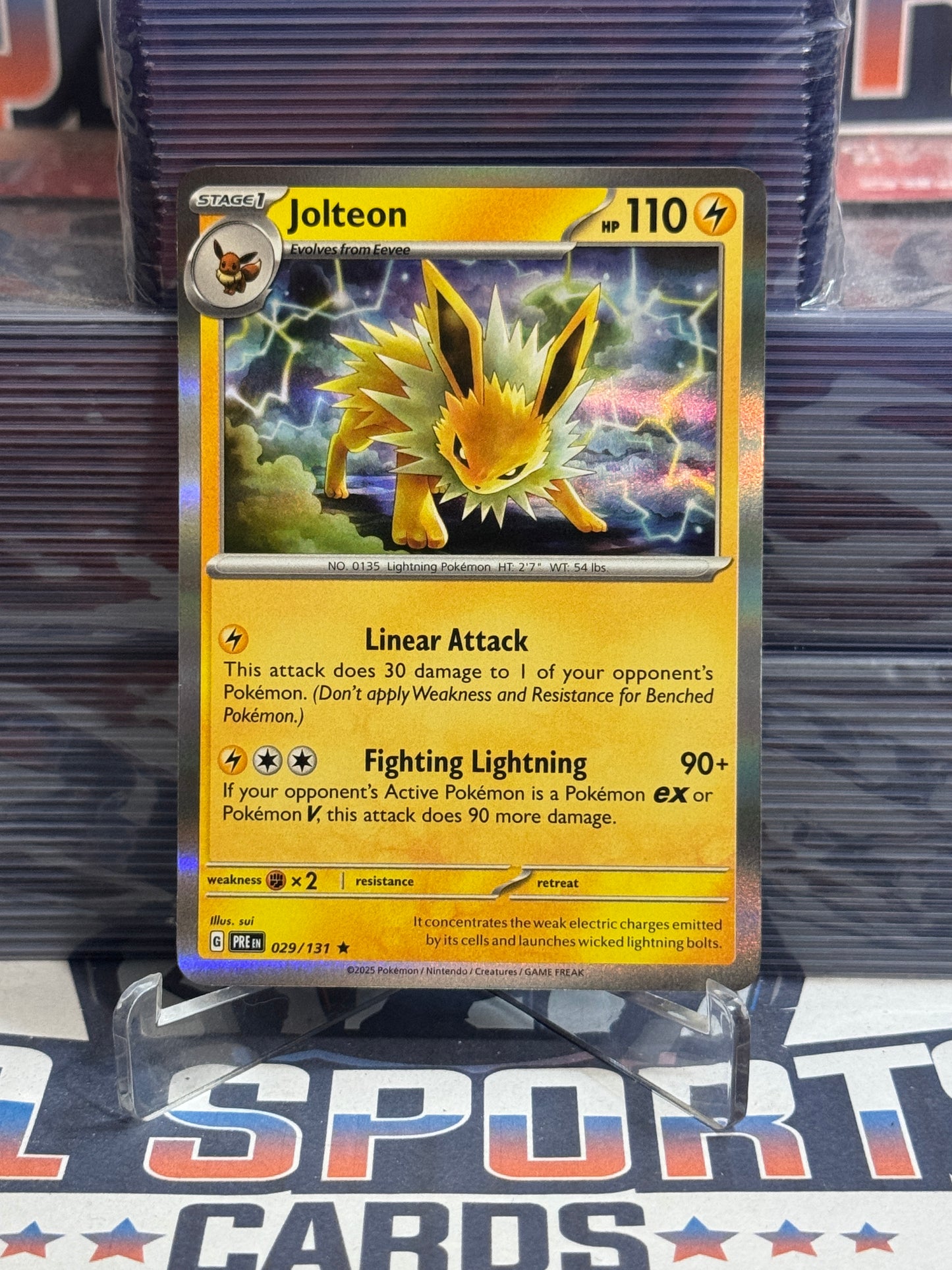 Pokemon TCG: Prismatic Evolutions - Jolteon (Holo, Rare) #29