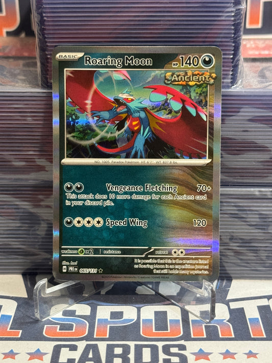 Pokemon TCG: Prismatic Evolutions - Roaring Moon (Holo, Rare) #65