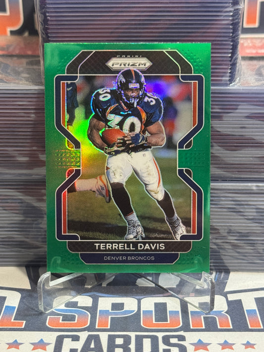 2021 Panini Prizm (Green Prizm) Terrell Davis #206