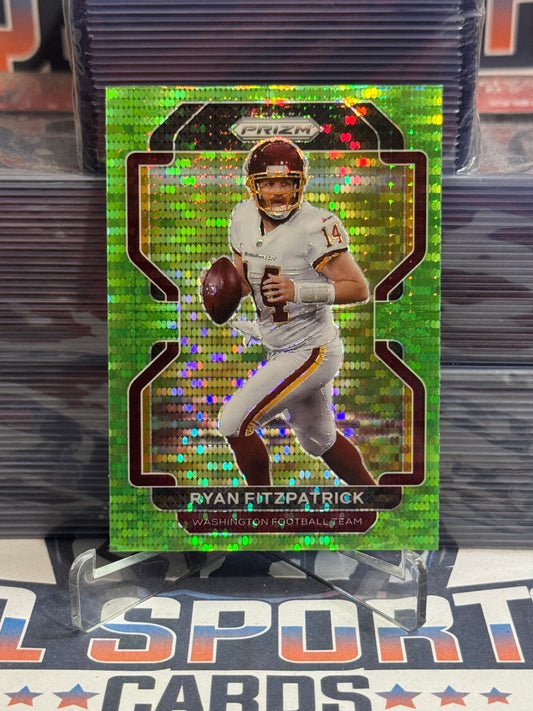 2021 Panini Prizm (Neon Green Pulsar Prizm) Ryan Fitzpatrick #211