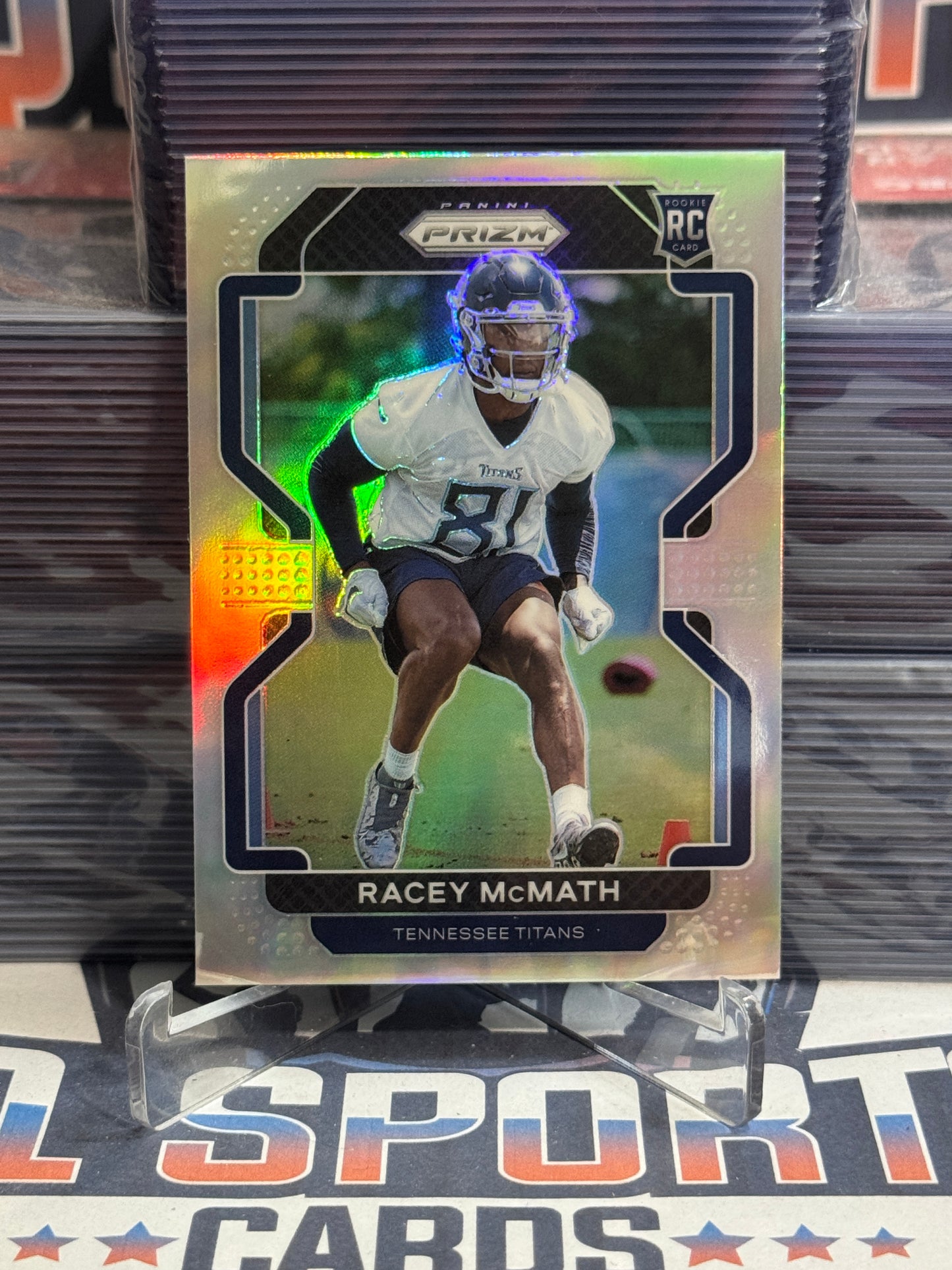 2021 Panini Prizm (Silver Prizm) Racey McMath Rookie #409