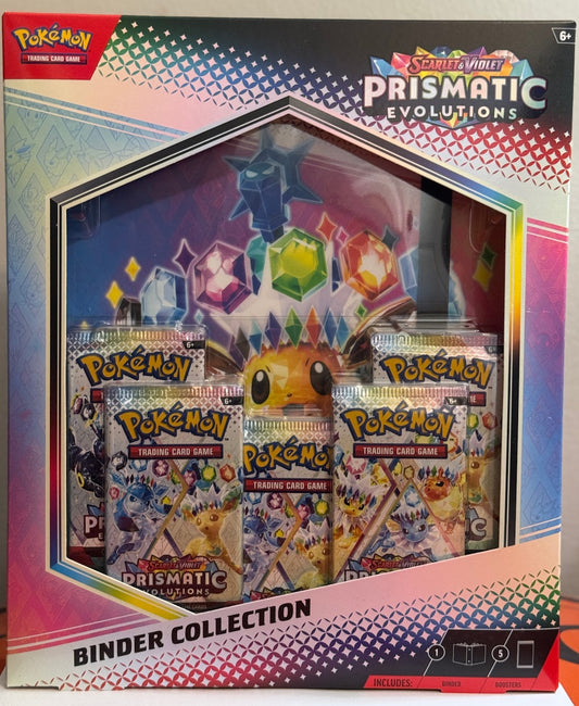 Pokemon TCG: Sealed Prismatic Evolutions - Binder Collection Box