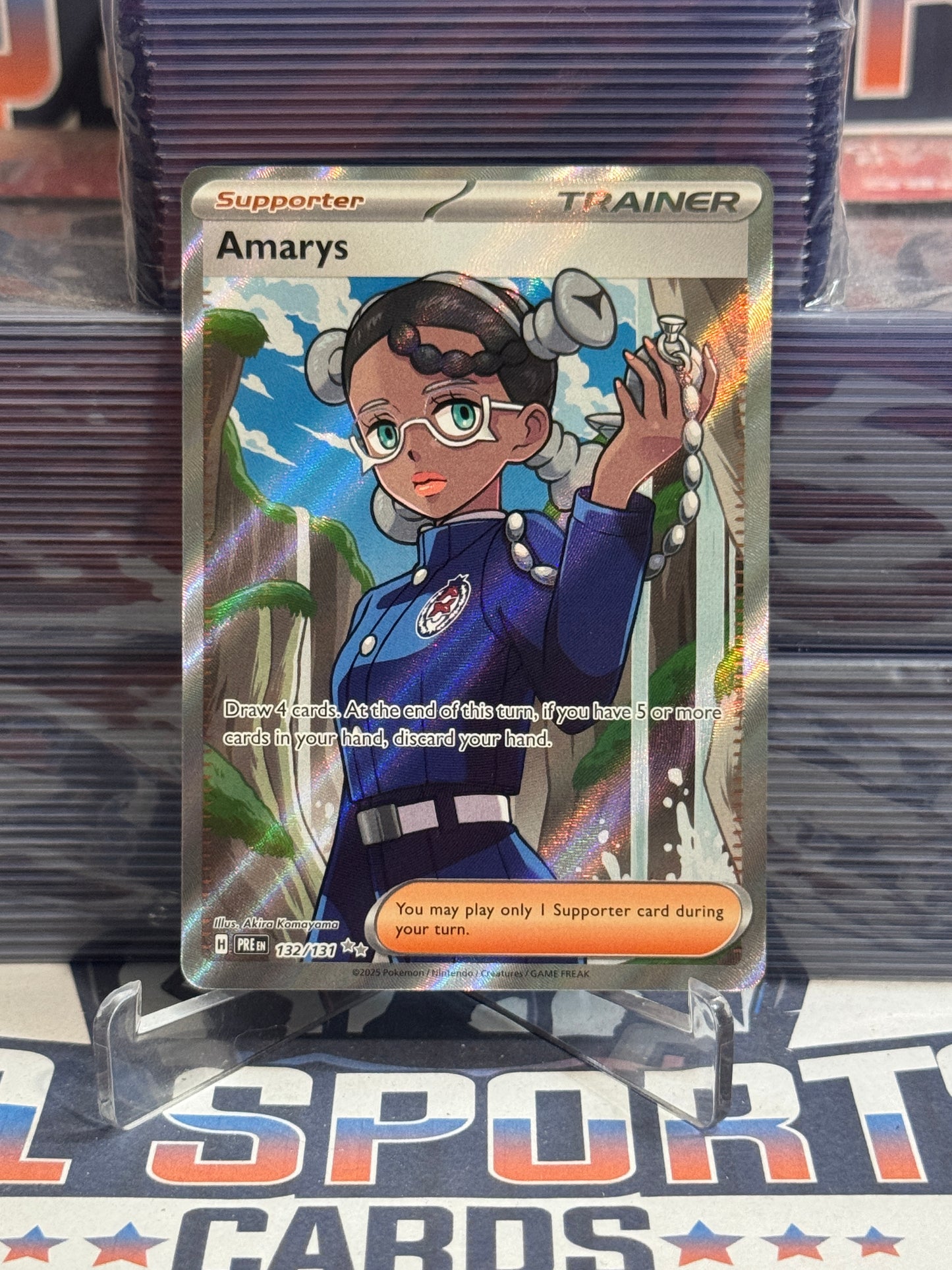 Pokemon TCG: Prismatic Evolutions - Amarys (Holo, Ultra Rare) #132