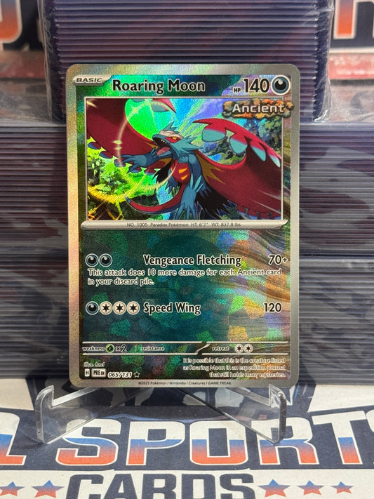 Pokemon TCG: Prismatic Evolutions - Roaring Moon (Poke Ball, Rare) #65