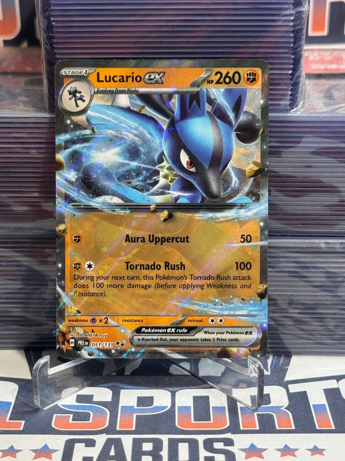 Pokemon TCG: Prismatic Evolutions - Lucario EX (Double Rare) #51