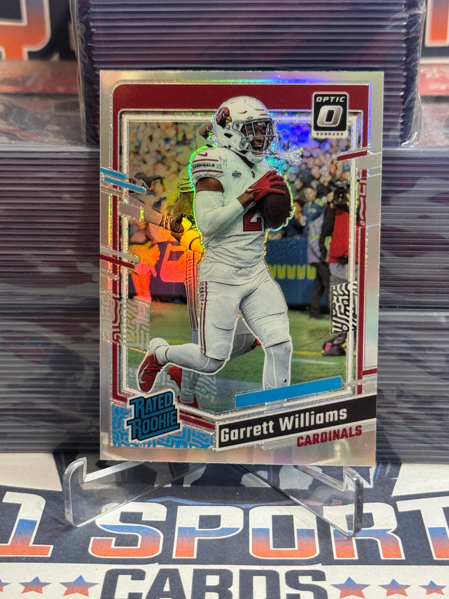 2023 Donruss Optic (Holo Prizm, Rated Rookie) Garrett Williams #203
