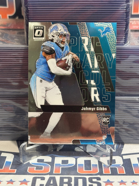 2023 Donruss Optic (Primary Colors) Jahmyr Gibbs Rookie #9