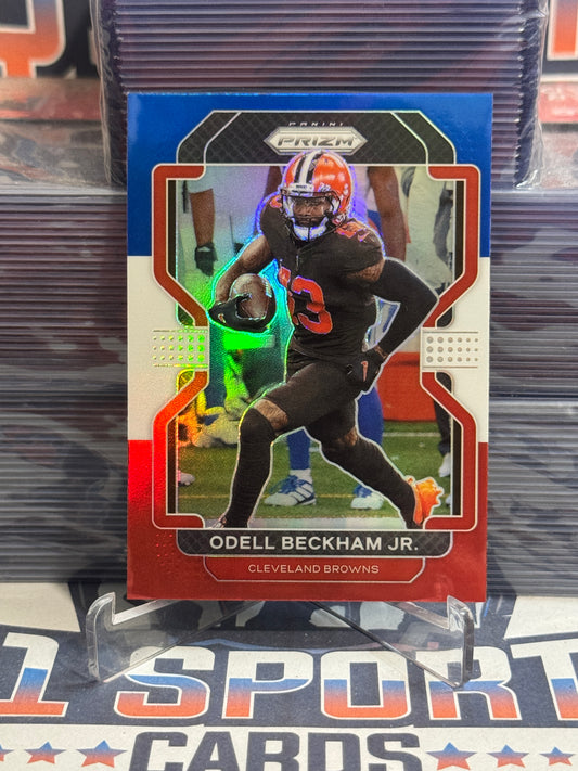 2021 Panini Prizm (Red White Blue Prizm) Odell Beckham Jr. #261