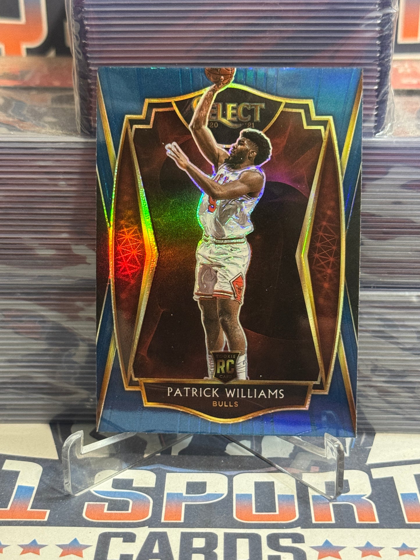 2020 Panini Select (Silver Prizm) Patrick Williams Rookie #185
