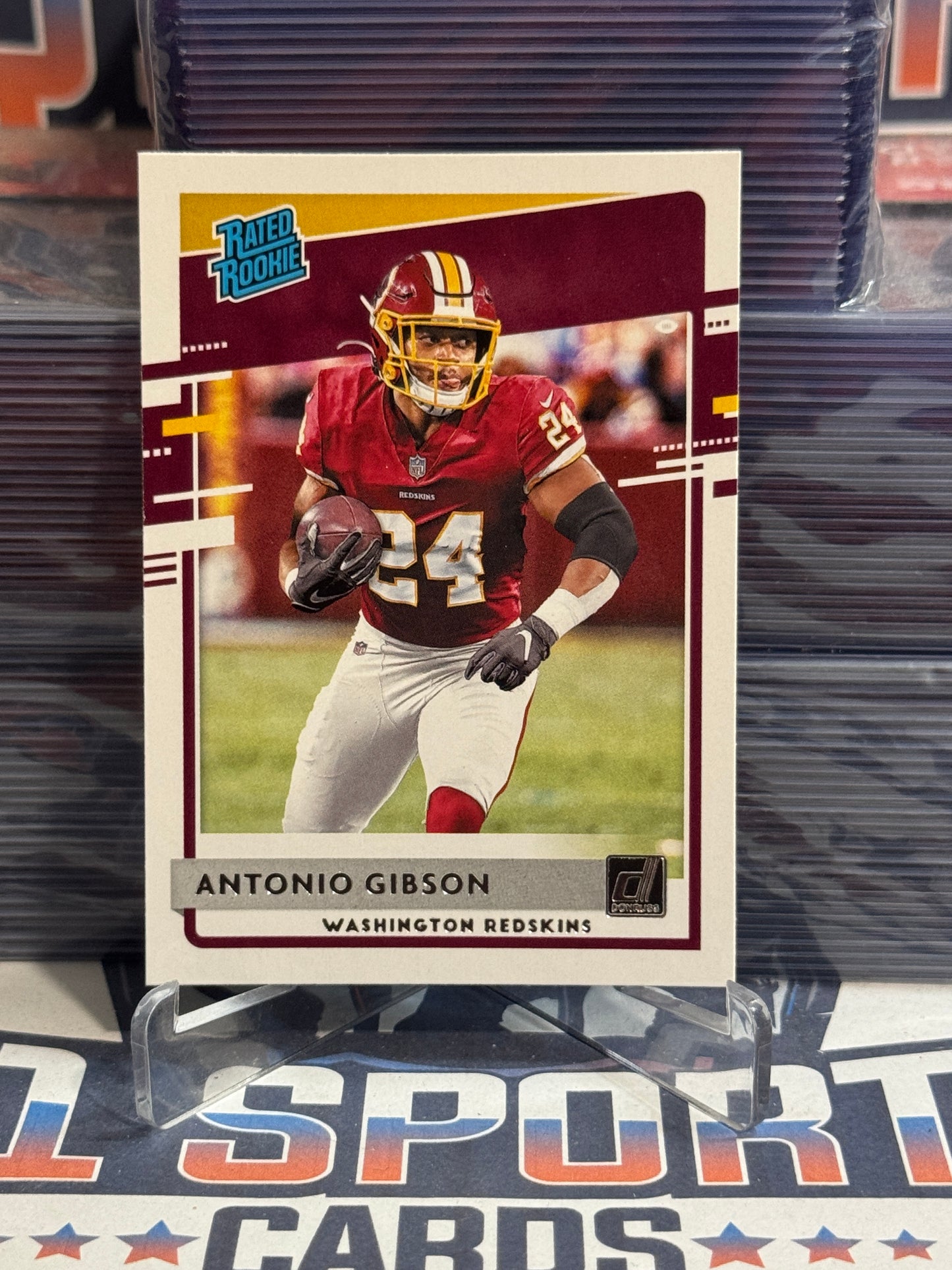 2020 Donruss (Rated Rookie) Antonio Gibson #335